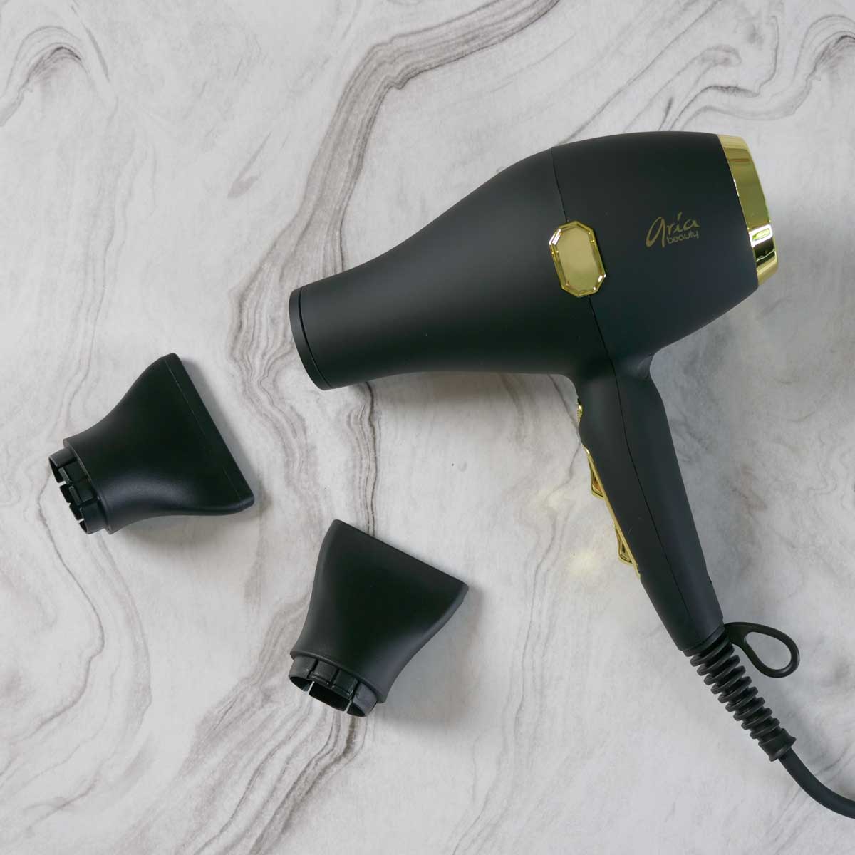 Aria Beauty Blow Dryers Infrared Hair Dryer with Ionic Technology