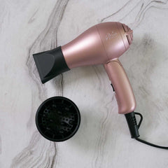 Aria Beauty Blow Dryers Rose Gold Mini Blow Dryer