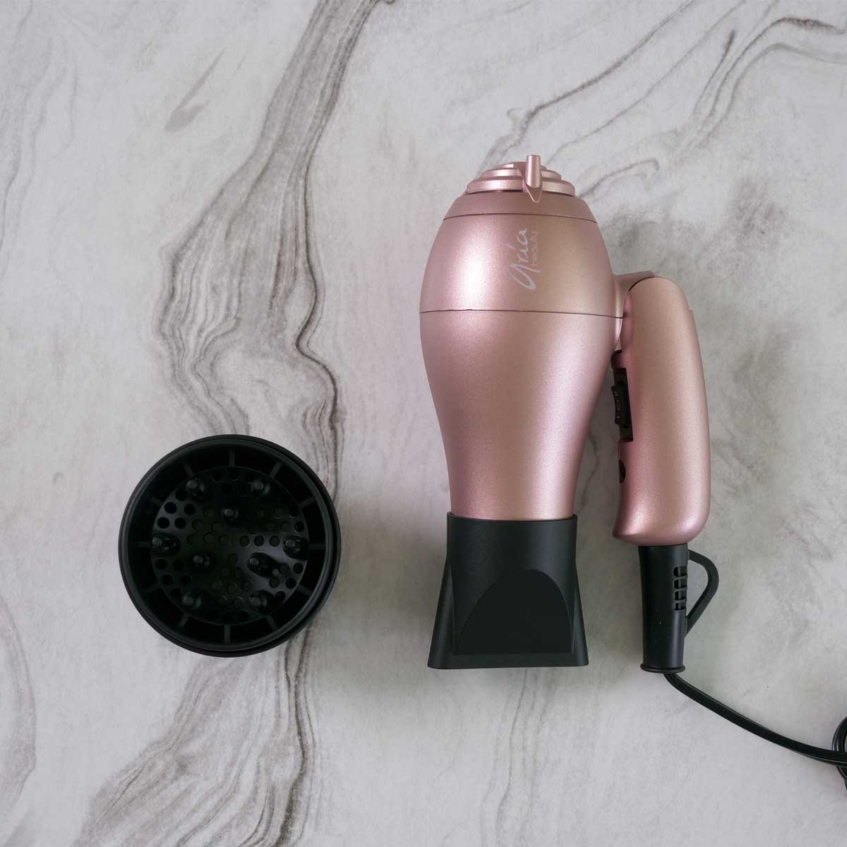 Aria Beauty Blow Dryers Rose Gold Mini Blow Dryer