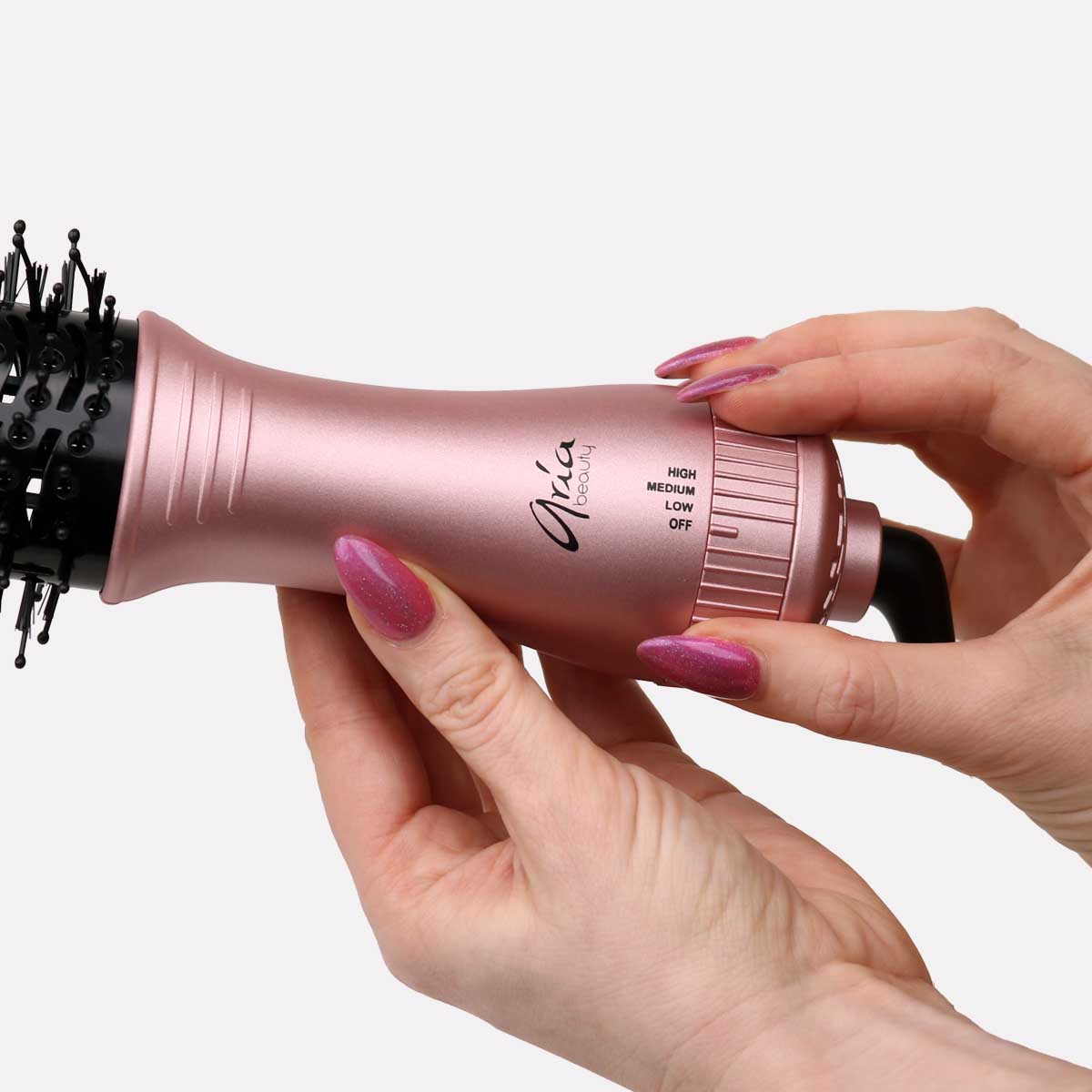 Aria Beauty Blow Dryers Rose Gold Mini Blowdry Brush