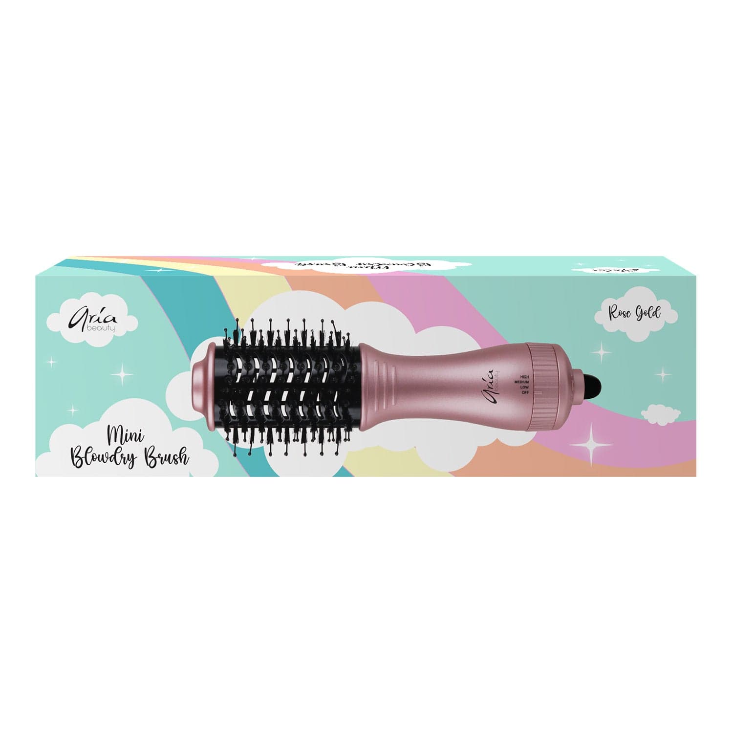 Aria Beauty Blow Dryers Rose Gold Mini Blowdry Brush