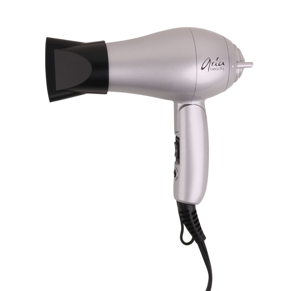 Aria Beauty Blow Dryers Silver Mini Blow Dryer