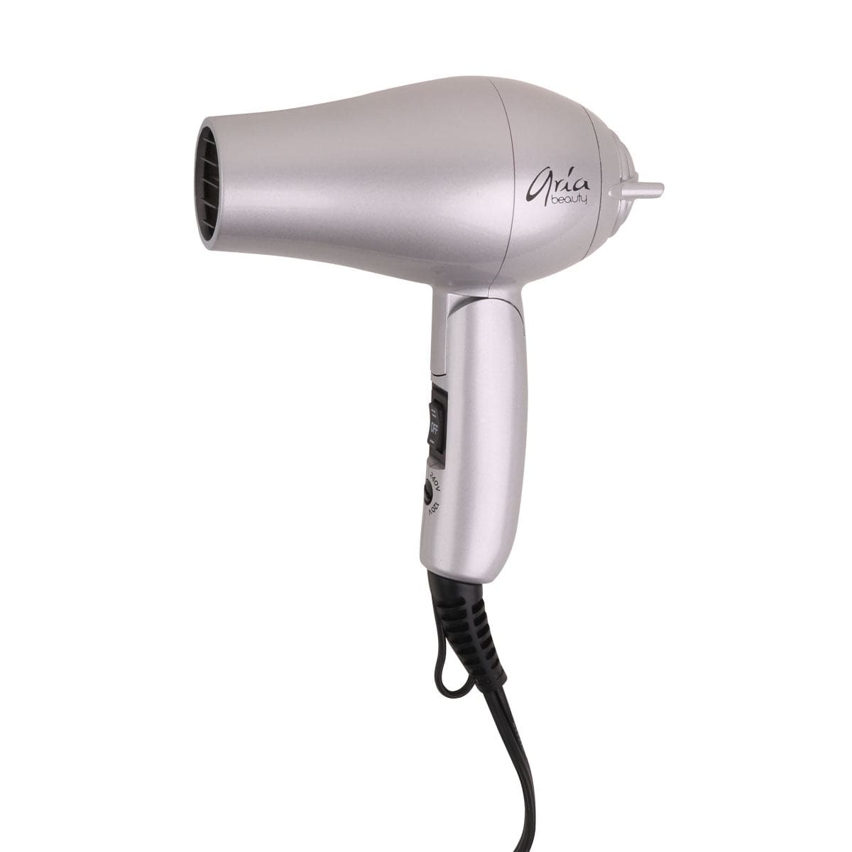 Aria Beauty Blow Dryers Silver Mini Blow Dryer