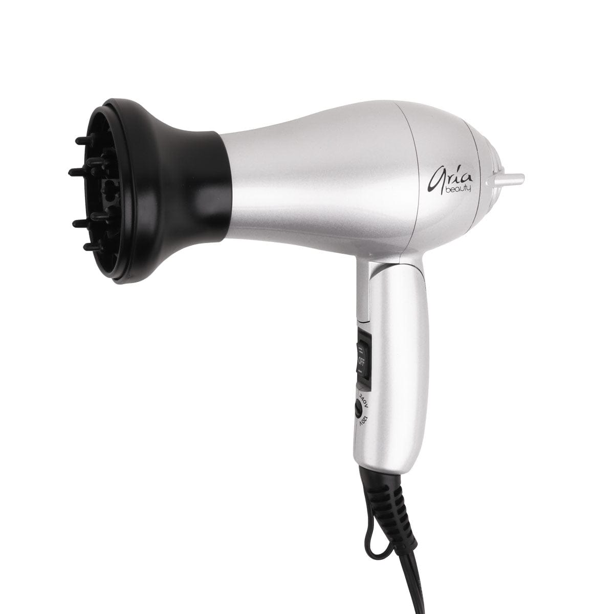 Aria Beauty Blow Dryers Silver Mini Blow Dryer