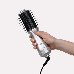 Aria Beauty Blow Dryers Silver Mini Blowdry Brush - COMING SOON