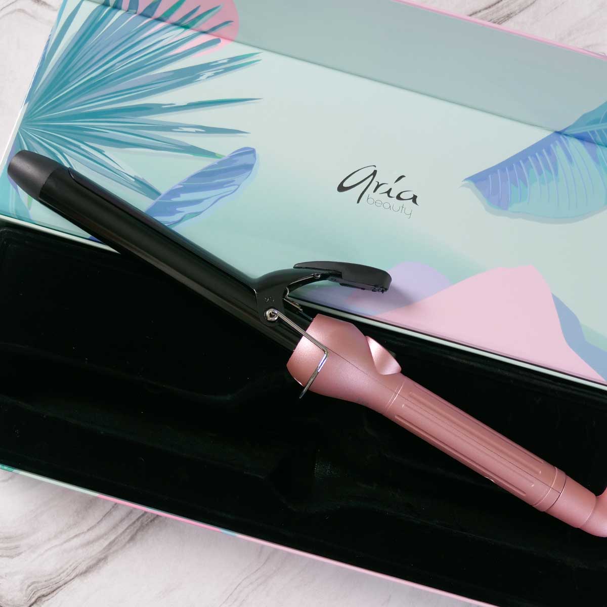 Aria Beauty Curling Wands / Curling Irons Rose Gold 1" Curling Iron