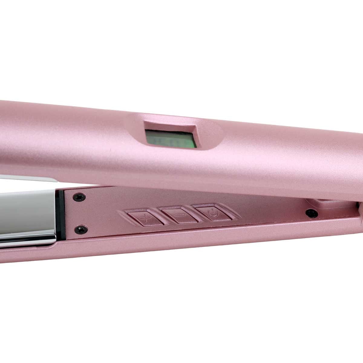 Aria Beauty Hair Straightener - Hair Iron Rose Gold Digital Hair Straightener