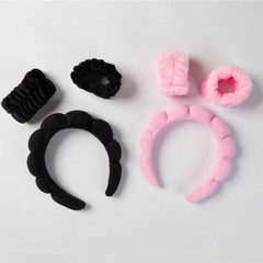 Aria Beauty Hair Styling Accessories Headband & Wristband Beauty Set